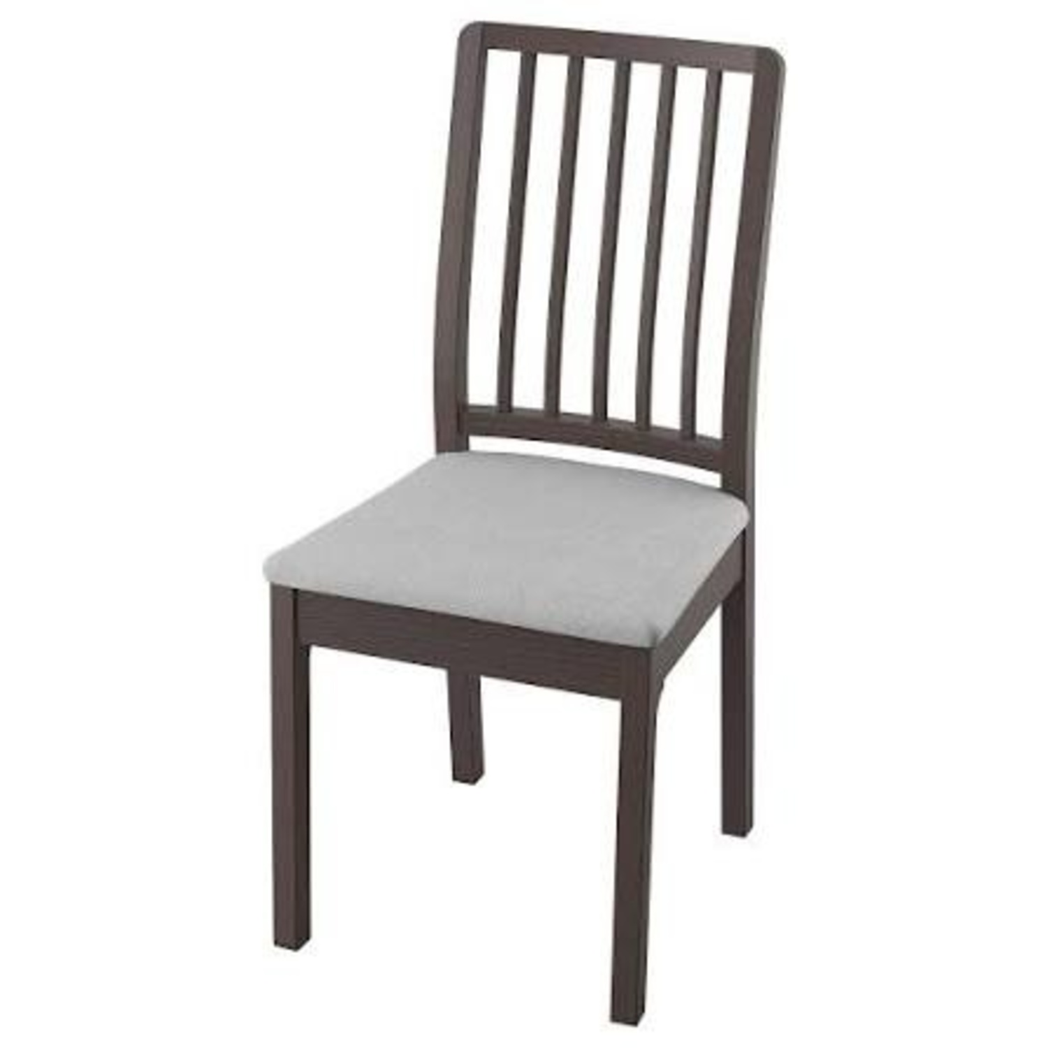 IKEA Dark Brown Wood Dining Chairs - image-4