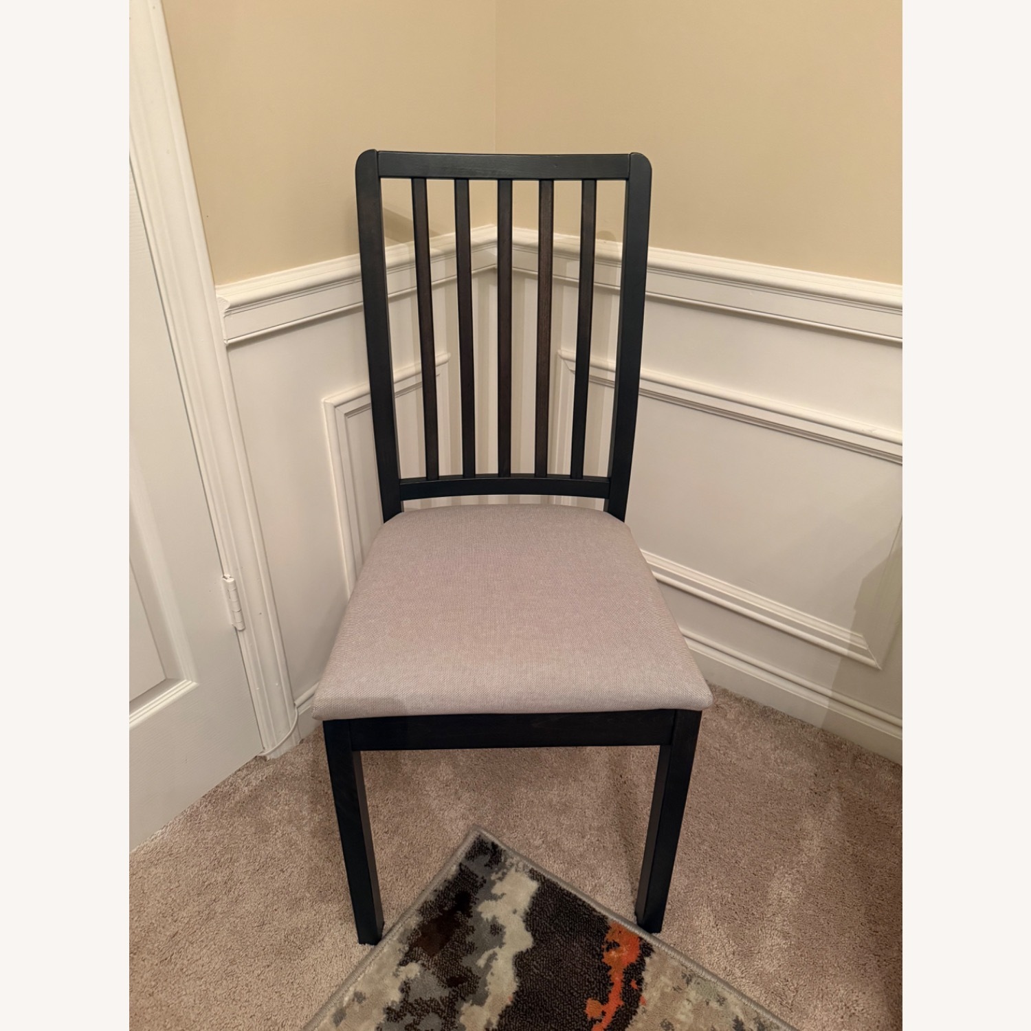 IKEA Dark Brown Wood Dining Chairs - image-3