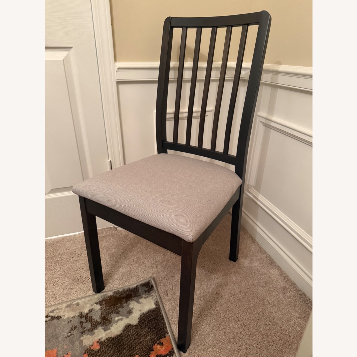 IKEA Dark Brown Wood Dining Chairs - image-2