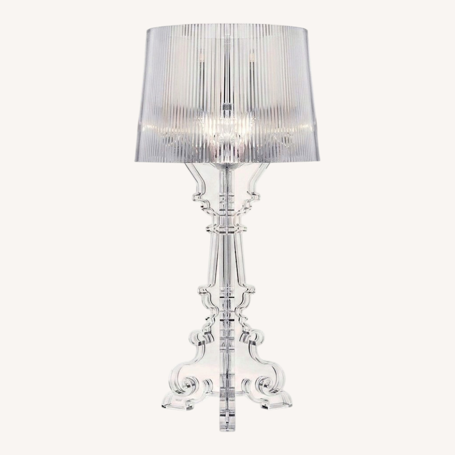 Kartell Bourgie Transparent Plastic Table Lamp - image-0