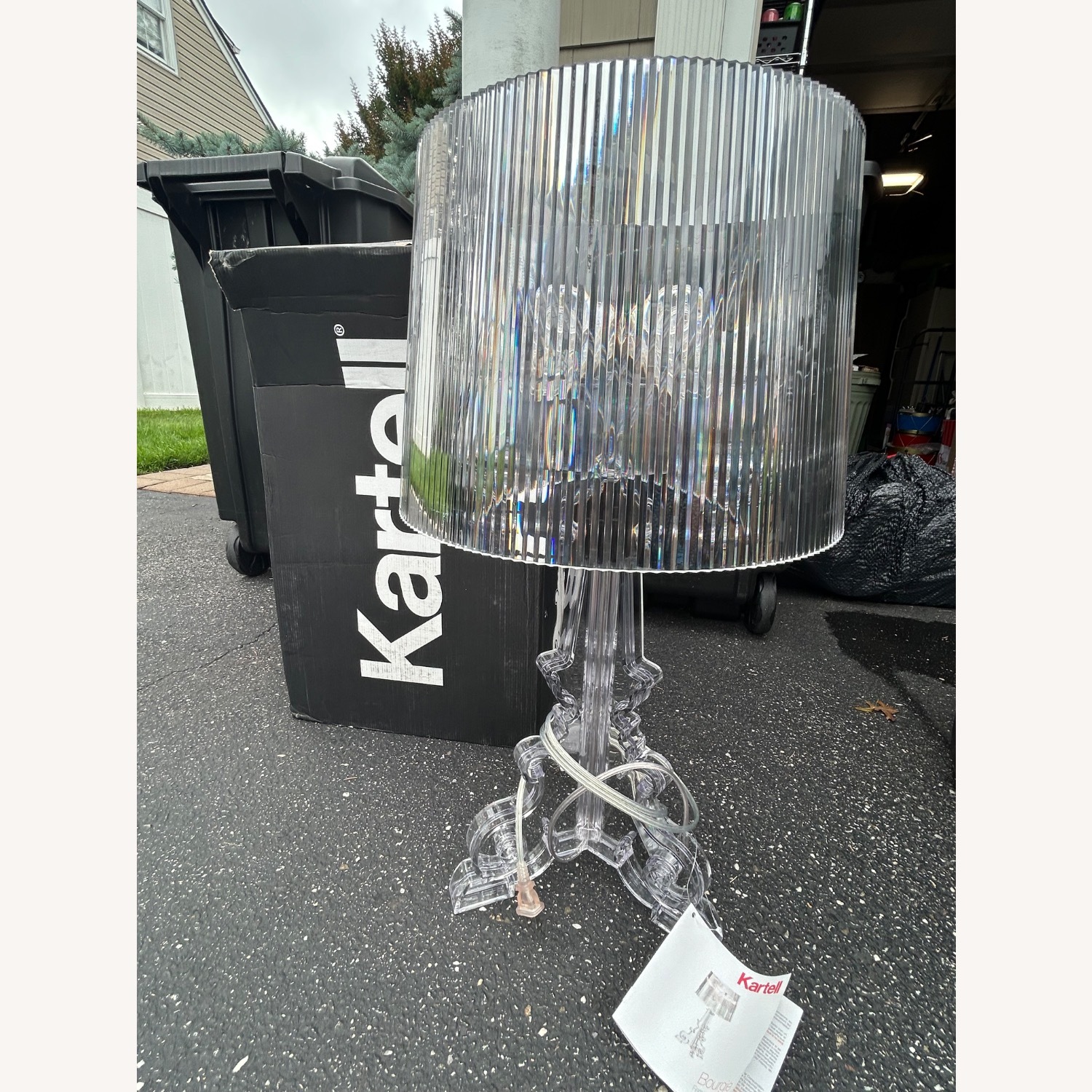 Kartell Bourgie Transparent Plastic Table Lamp - image-4