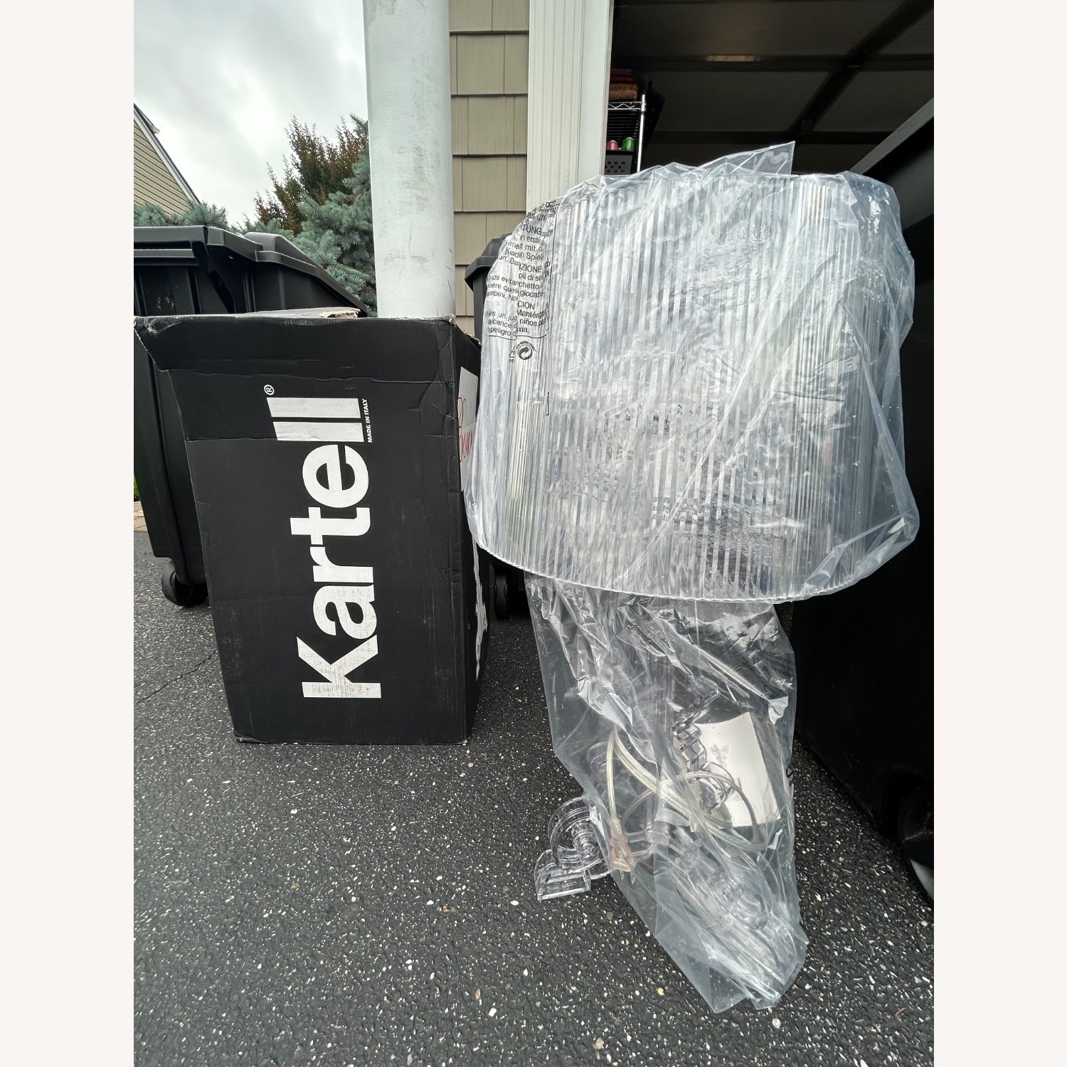 Kartell Bourgie Transparent Plastic Table Lamp - image-2