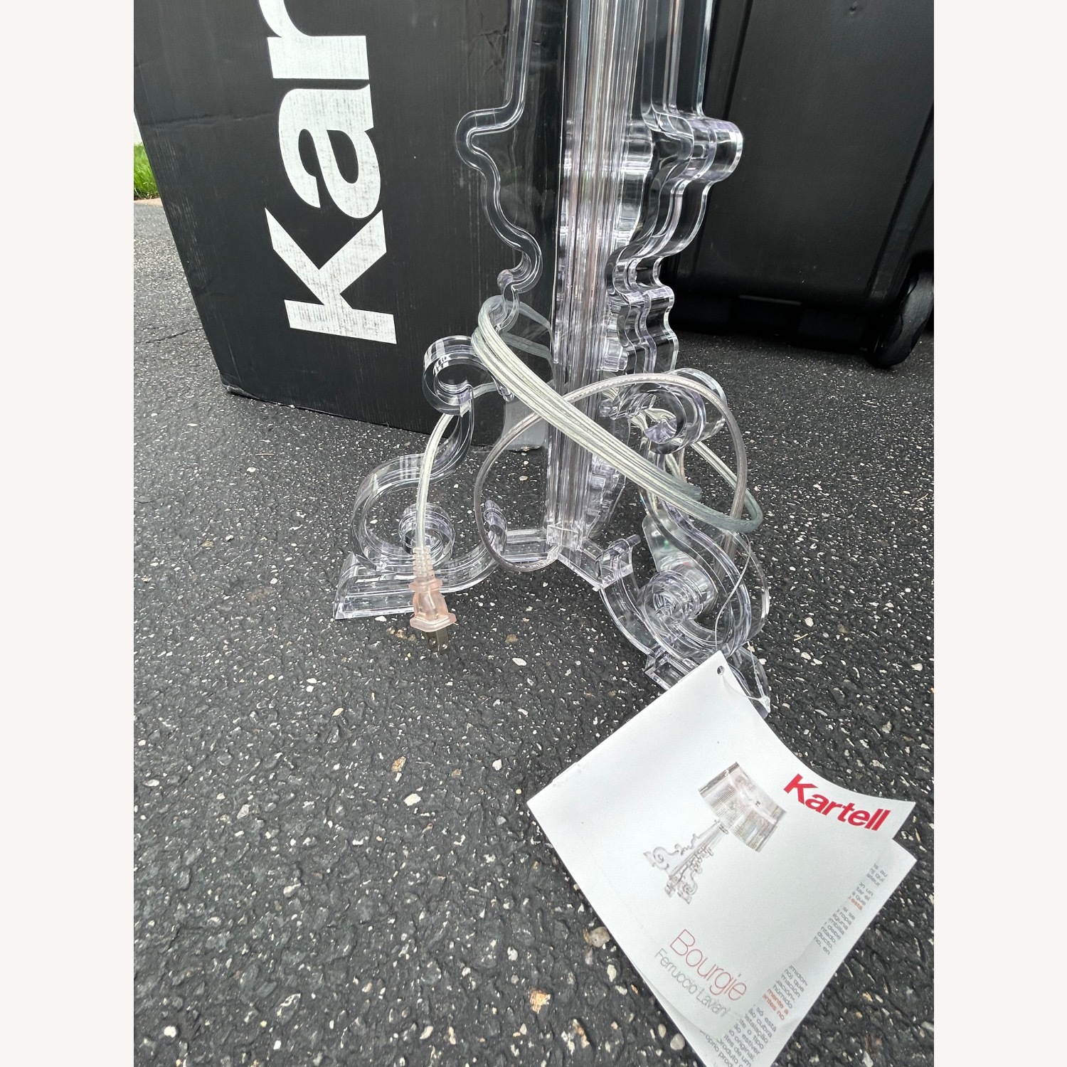 Kartell Bourgie Transparent Plastic Table Lamp - image-6