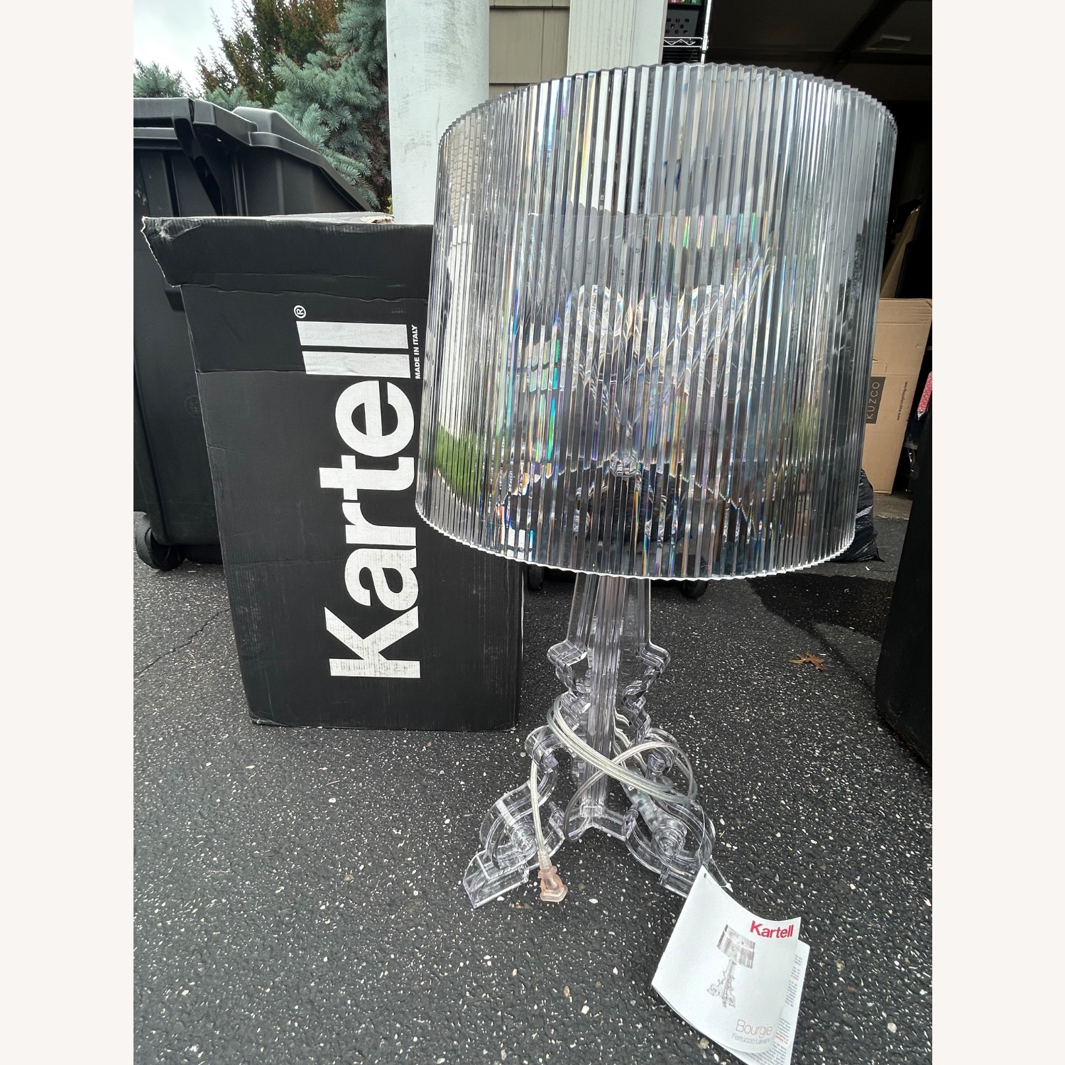 Kartell Bourgie Transparent Plastic Table Lamp - image-5