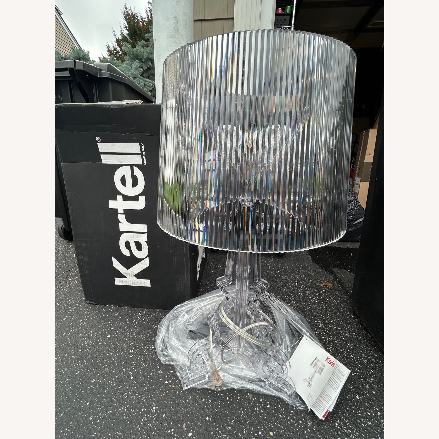 Kartell Bourgie Transparent Plastic Table Lamp - image-3
