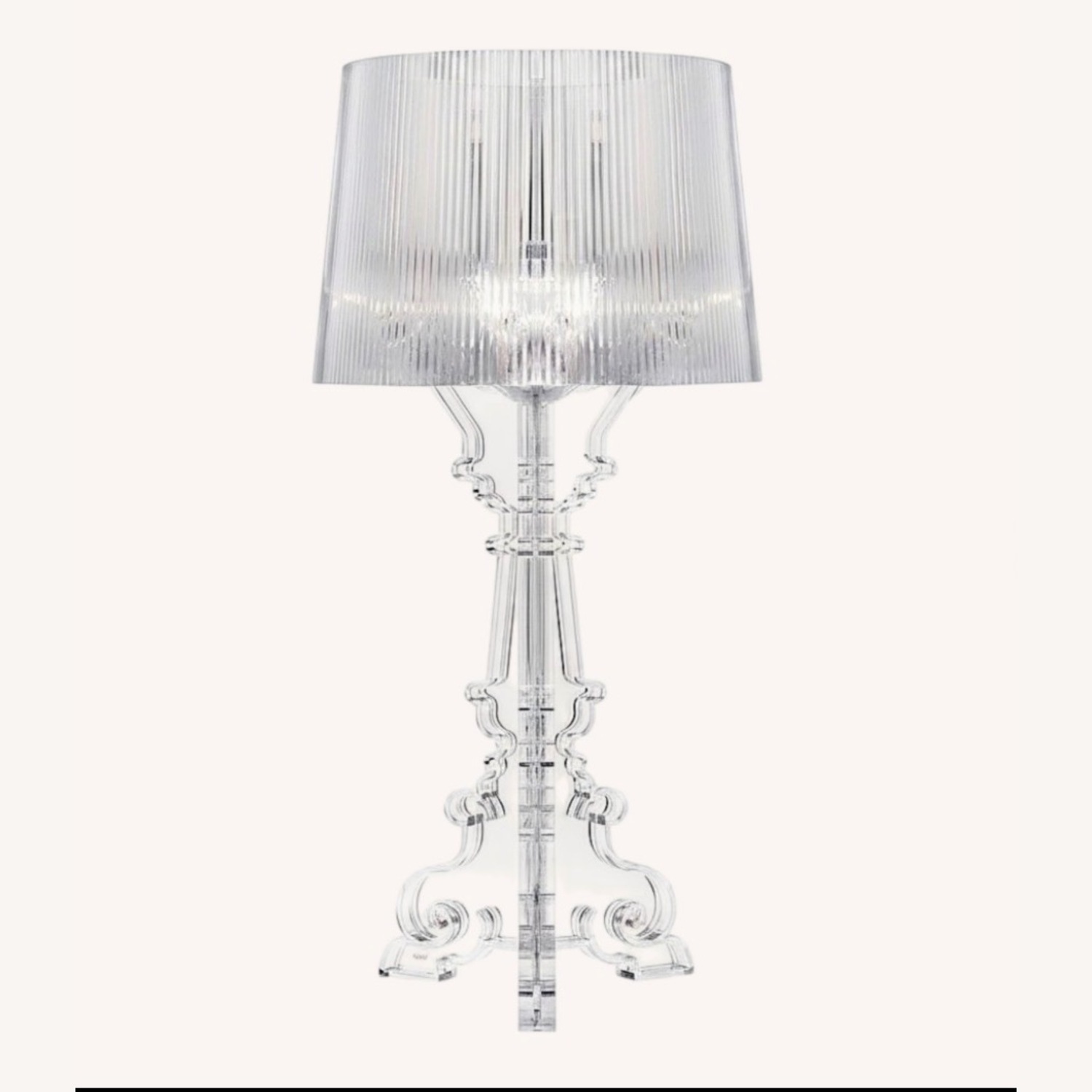 Kartell Bourgie Transparent Plastic Table Lamp - image-1