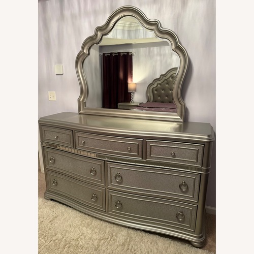 Used Havertys Brigitte Silver Dresser for sale on AptDeco