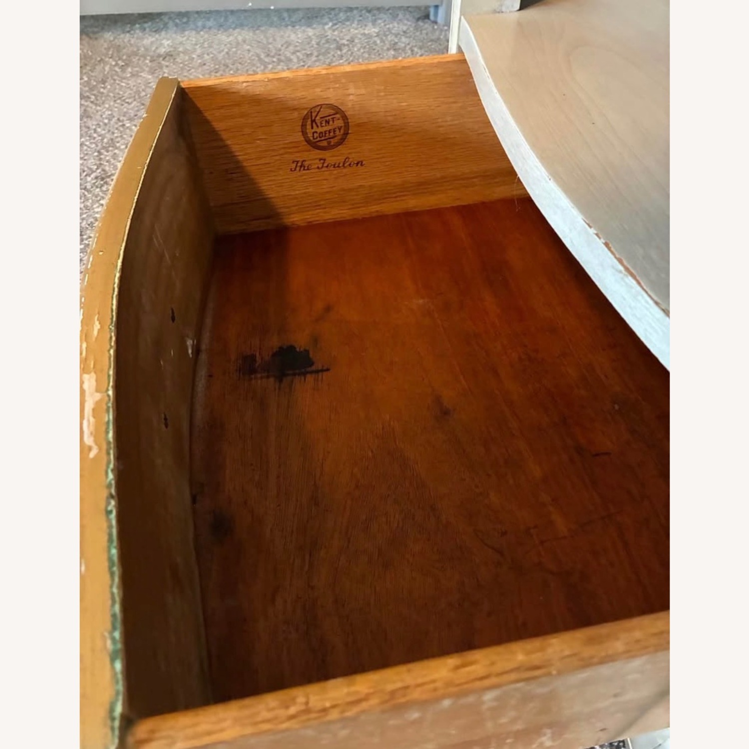 Vintage Kent Coffey Beige Nighstand - image-4