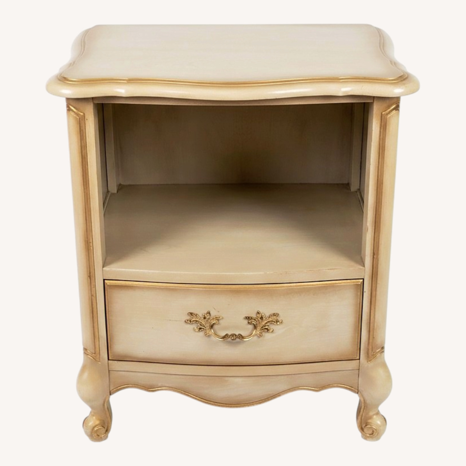 Vintage Kent Coffey Beige Nighstand - image-0