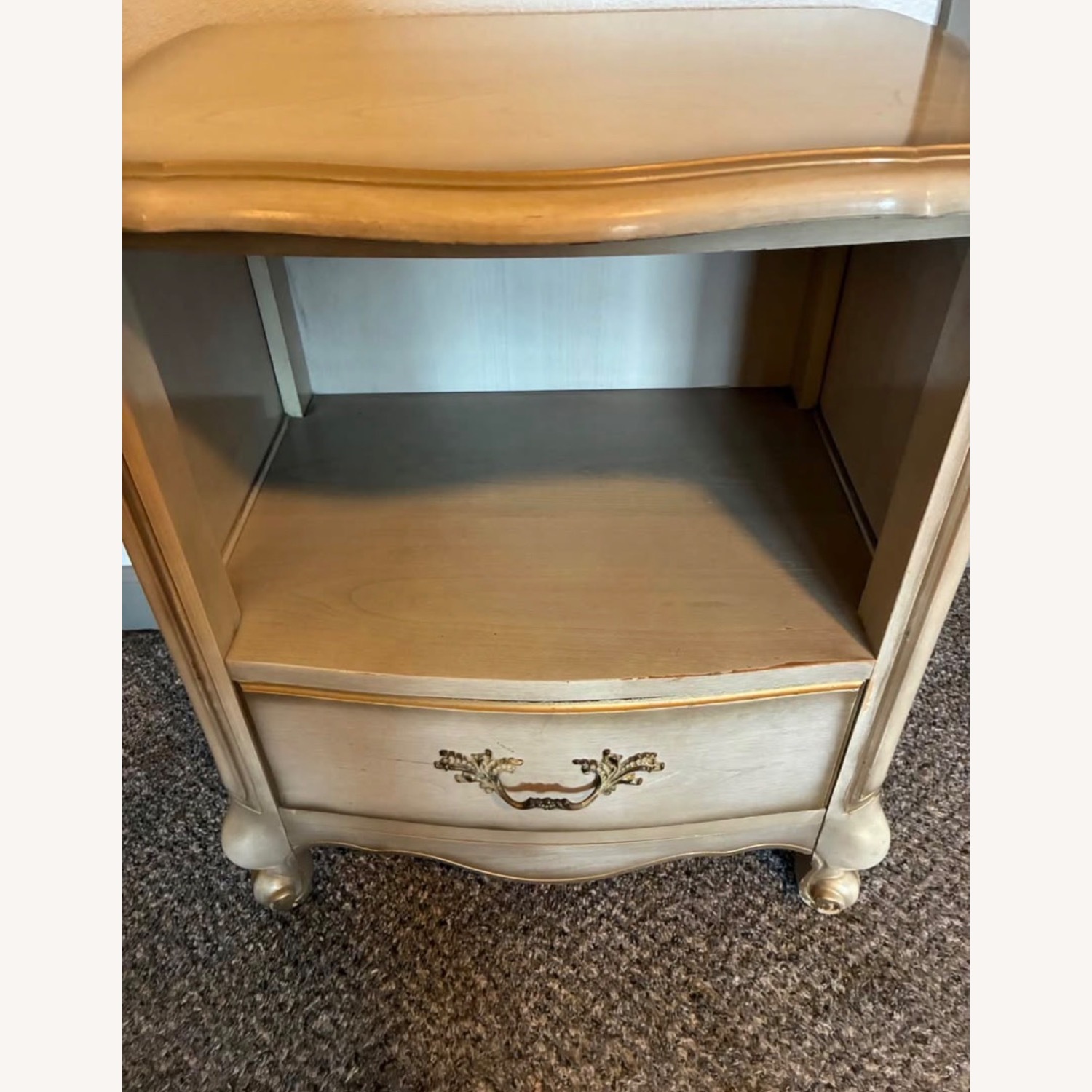 Vintage Kent Coffey Beige Nighstand - image-5