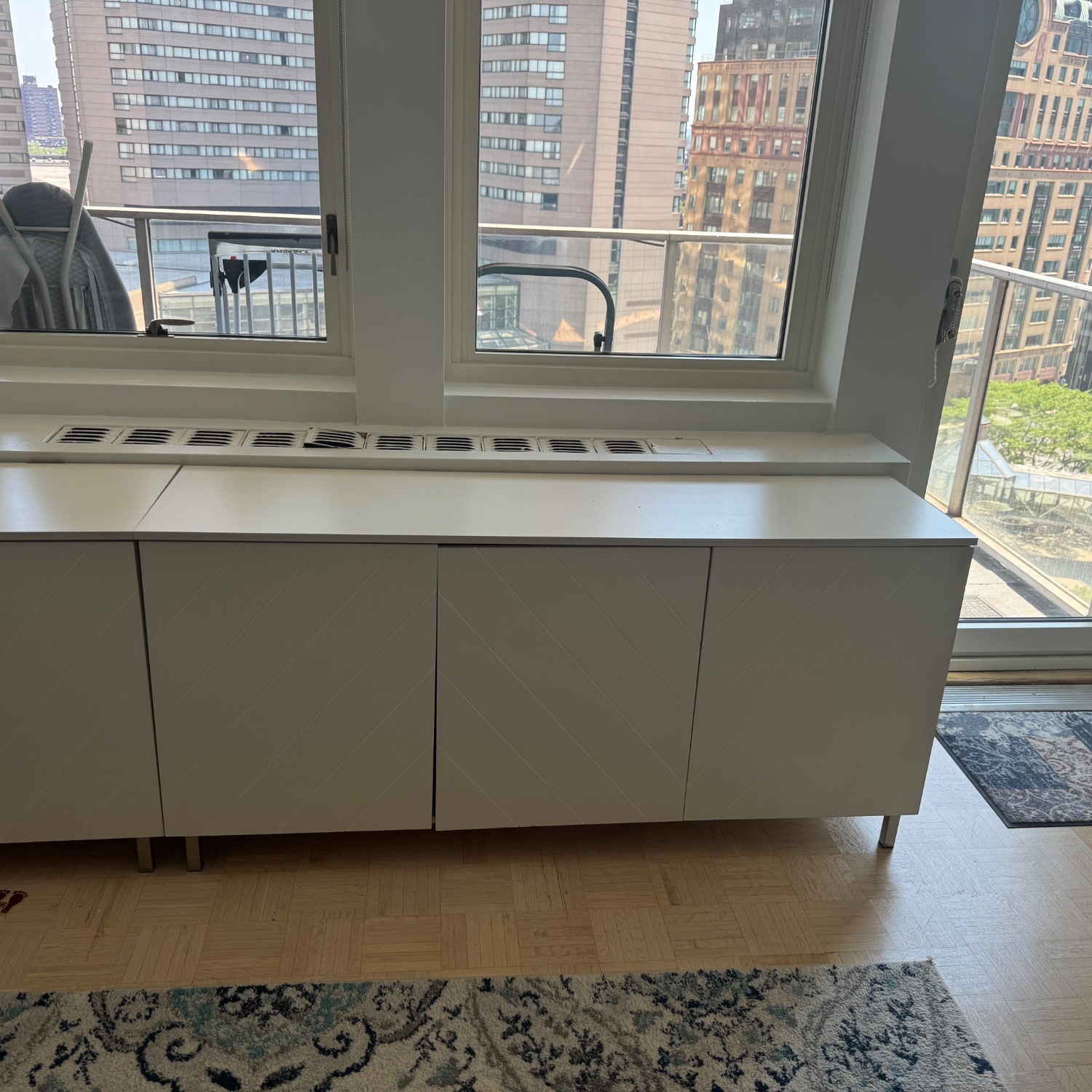 Wade Logan Pennyfield White Wood Sideboard - image-6