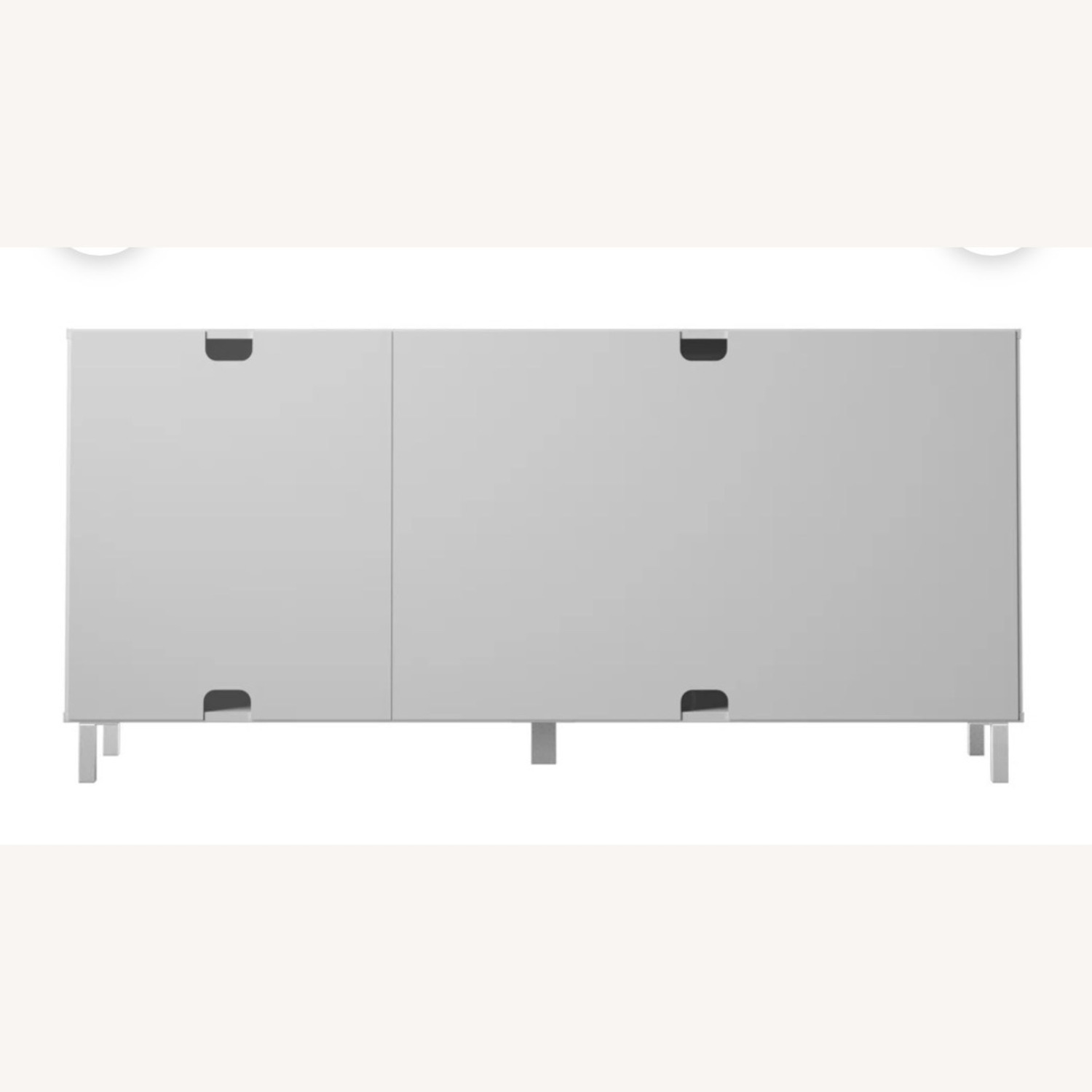 Wade Logan Pennyfield White Wood Sideboard - image-4