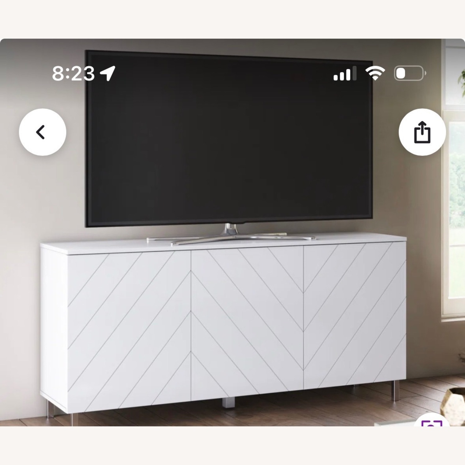 Wade Logan Pennyfield White Wood Sideboard - image-3