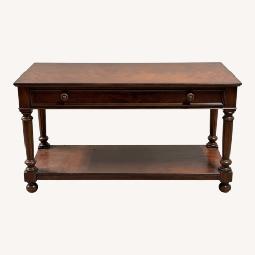 Used Antique Natural Mahogany Wood Table for sale on AptDeco