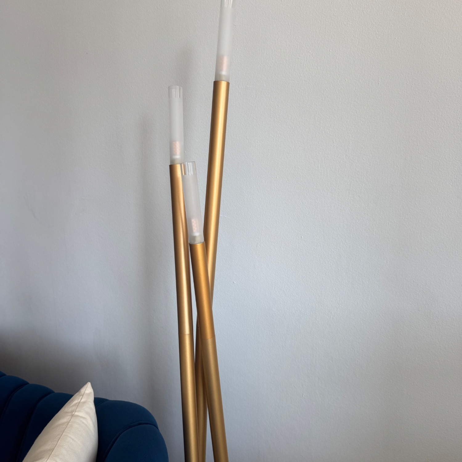 Wade Logan Gold Metal Floor Lamp - image-3
