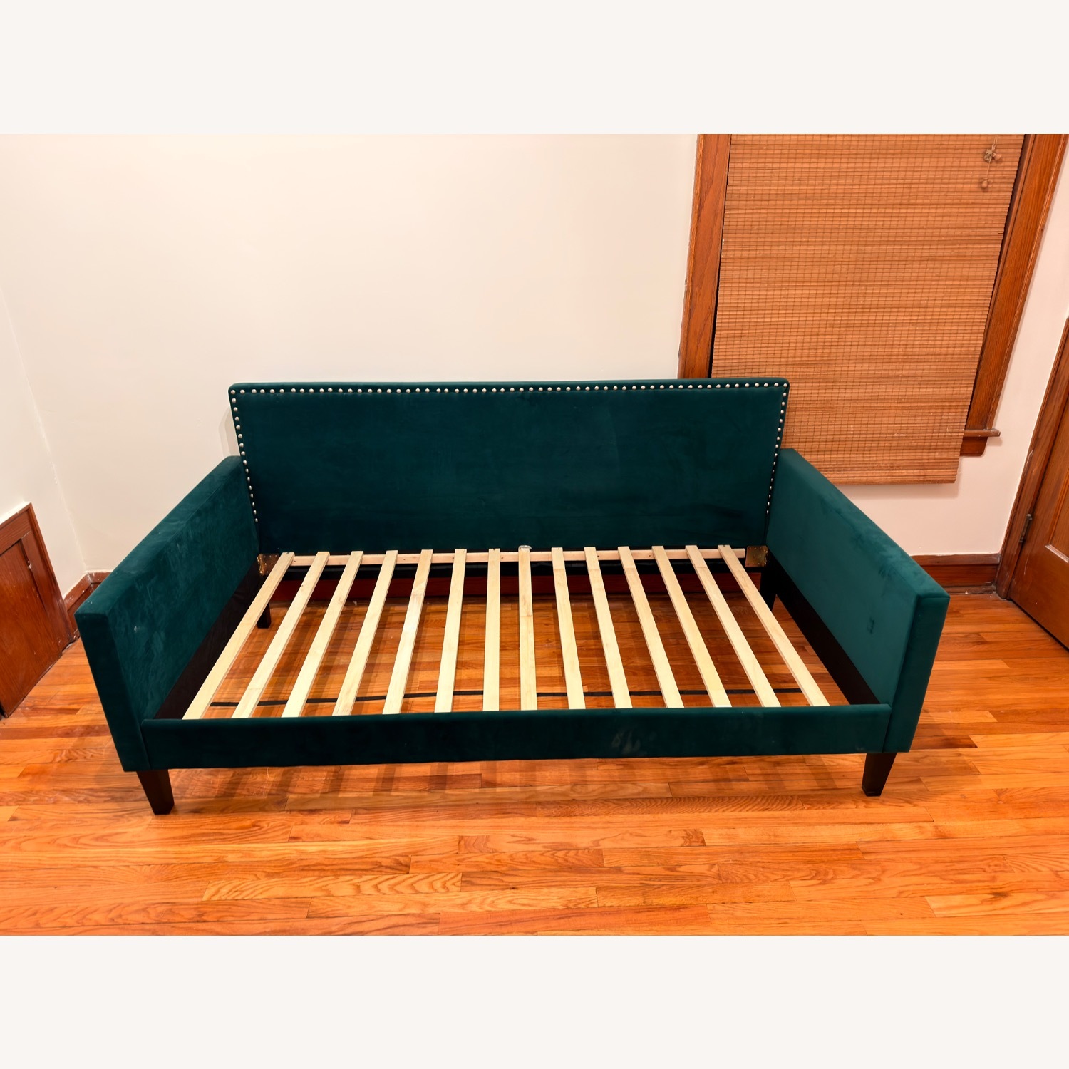 Handy Living Green Velvet Daybed - image-3