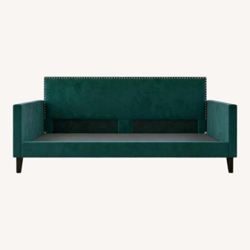 Used Handy Living Green Velvet Daybed for sale on AptDeco