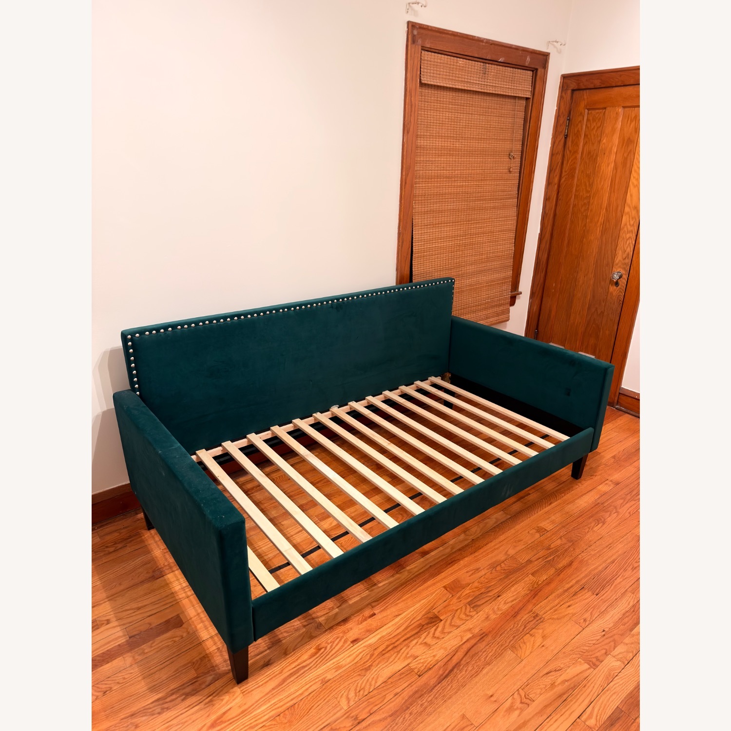 Handy Living Green Velvet Daybed - image-2