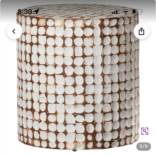 Used Wayfair Greyleigh Teen White Wood Side Table for sale on AptDeco