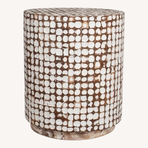 Used Wayfair Greyleigh Teen White Wood Side Table for sale on AptDeco