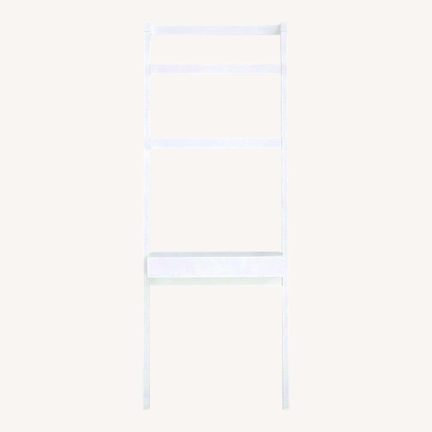 Crate & Barrel Sawyer Leaning Desk White Desk - image-0