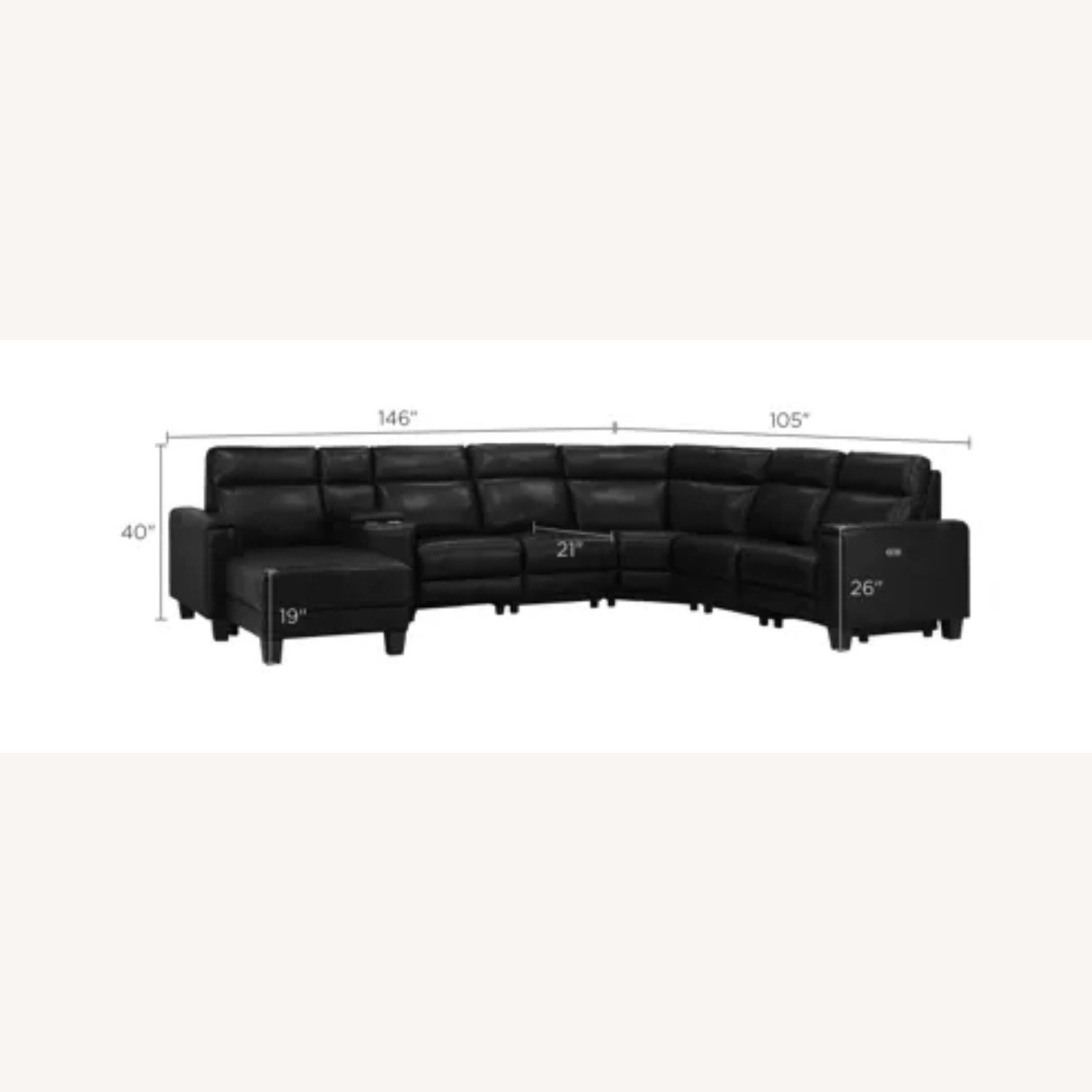 Raymour & Flaniga Ace Large Sectional - image-6