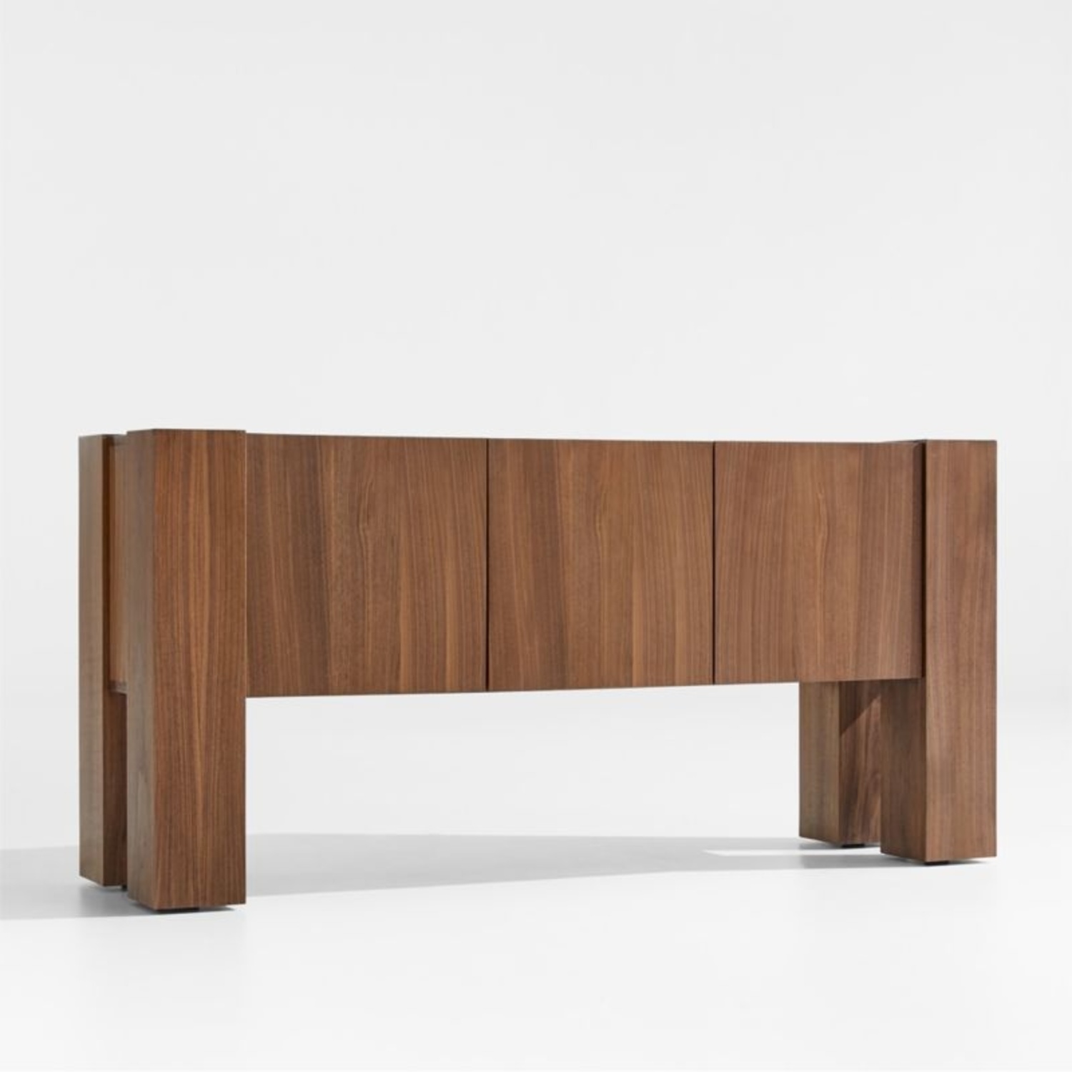 Crate & Barrel Walnut Credenza - image-5