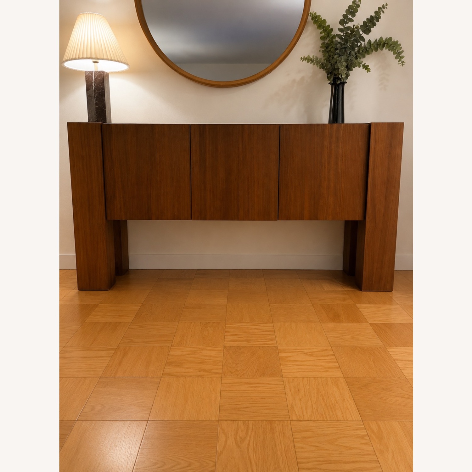Crate & Barrel Walnut Credenza - image-3