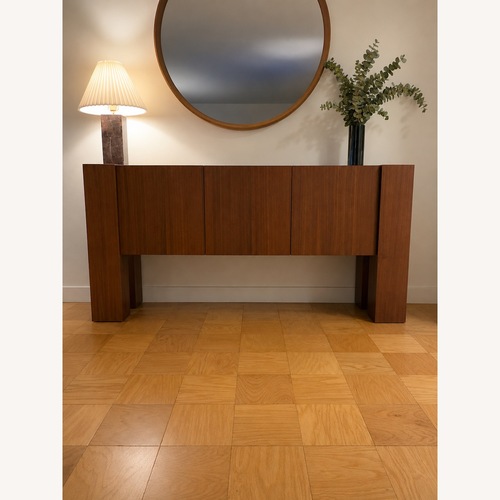 Used Crate & Barrel Walnut Credenza for sale on AptDeco