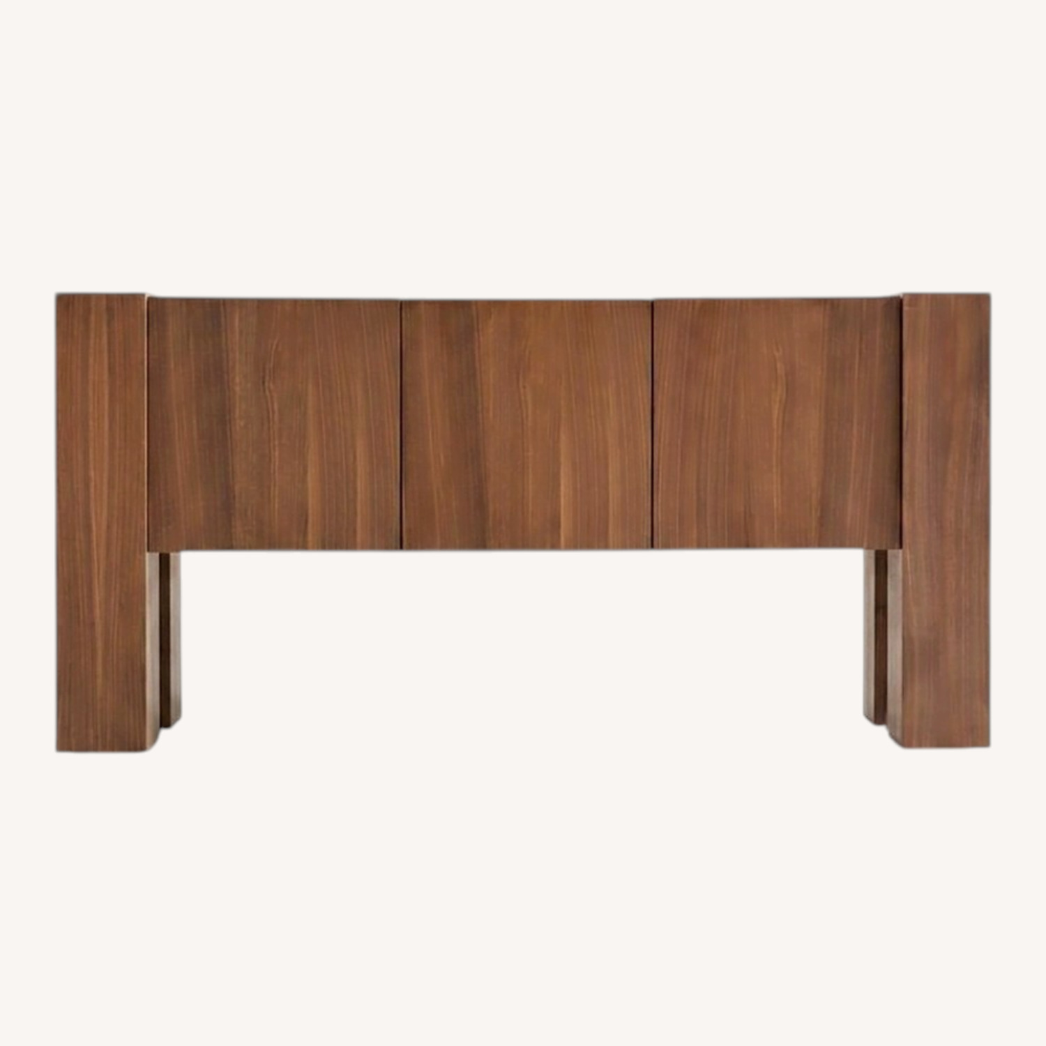 Crate & Barrel Walnut Credenza - image-0