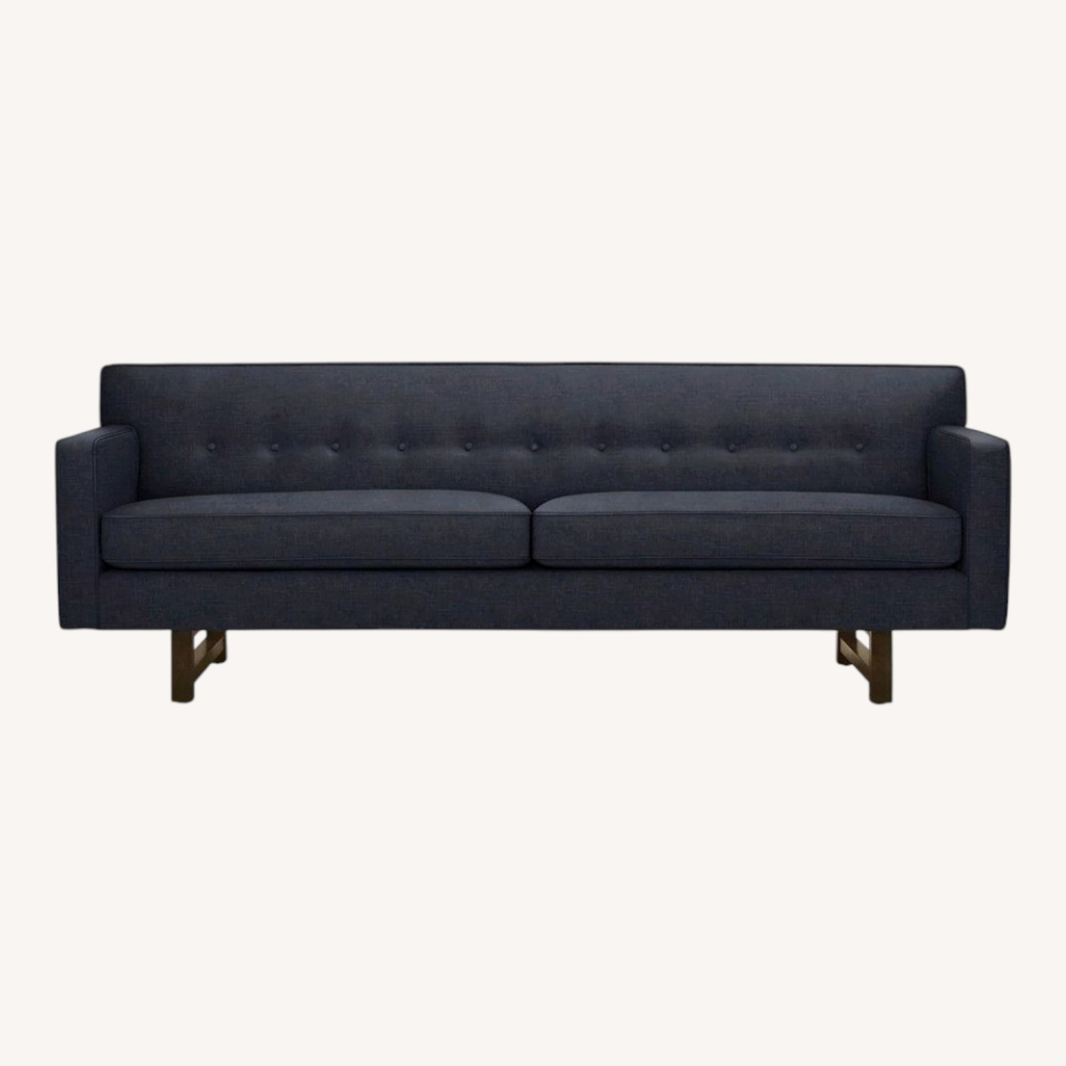 Room & Board André Blue Velvet 3+ Seater Sofa - image-0