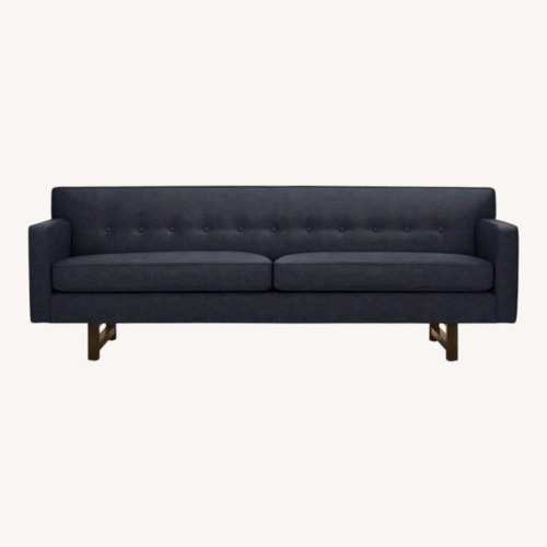 Used Room & Board André Blue Velvet 3+ Seater Sofa for sale on AptDeco