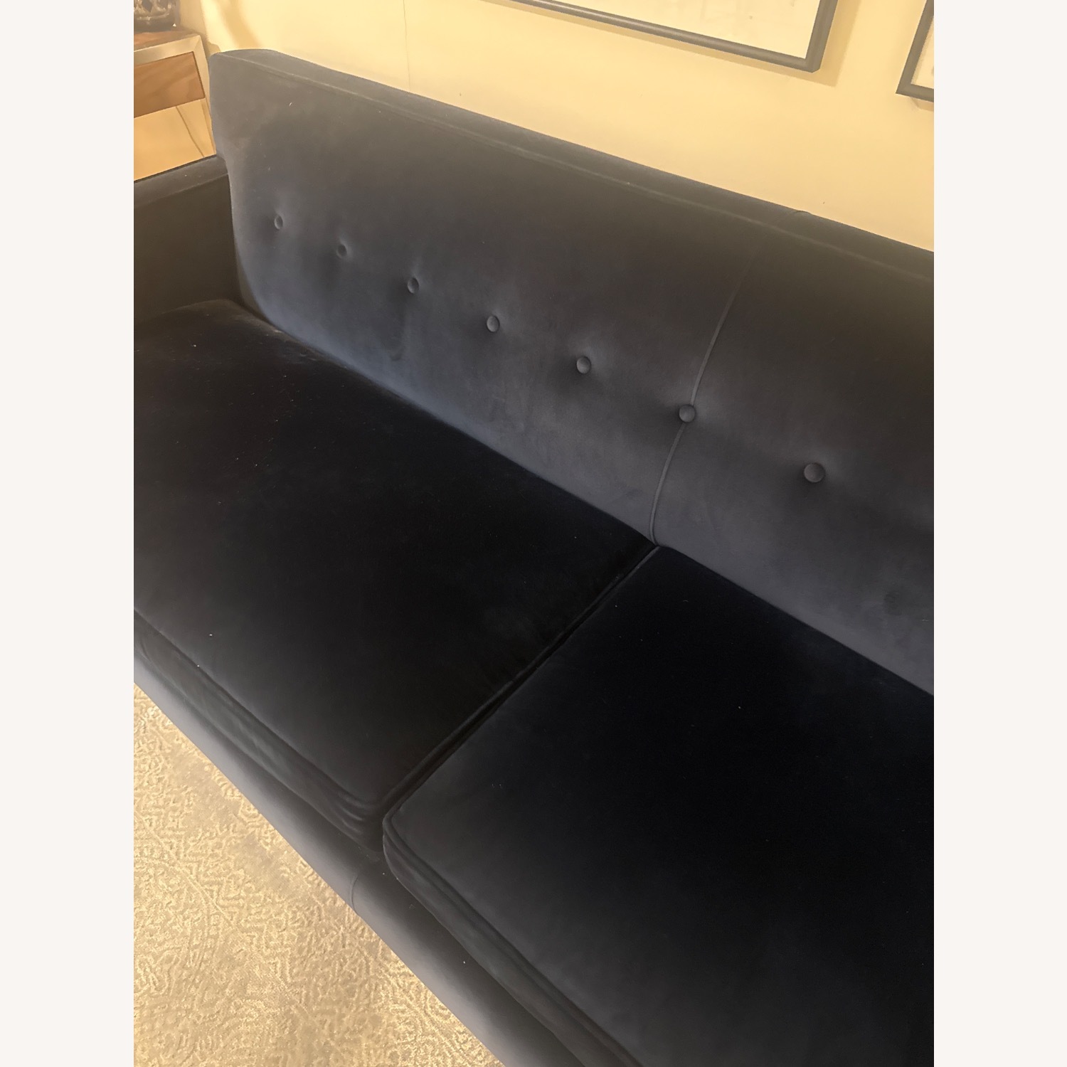 Room & Board André Blue Velvet 3+ Seater Sofa - image-4