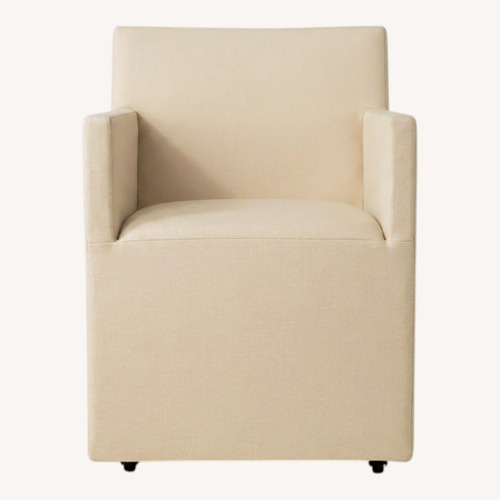 Used Restoration Hardware Natural Fabric Dining Chairs for sale on AptDeco