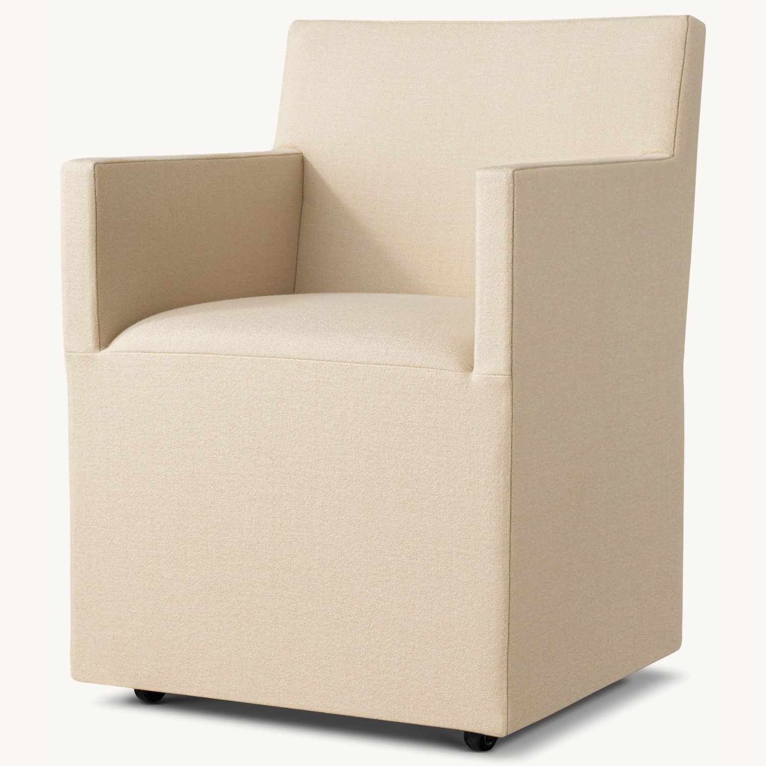 Restoration Hardware Natural Fabric Dining Chairs - image-6