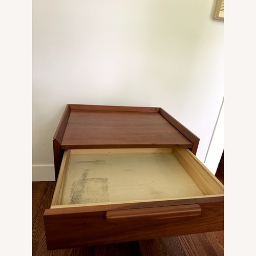 Used Crate & Barrel Dark Brown Tate Nightstands for sale on AptDeco