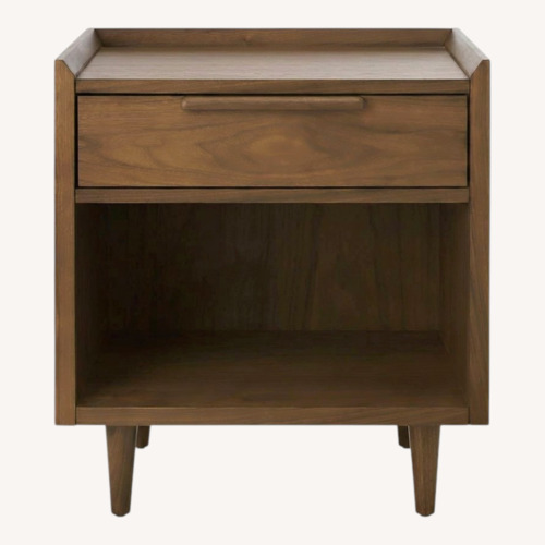 Used Crate & Barrel Dark Brown Tate Nightstands for sale on AptDeco