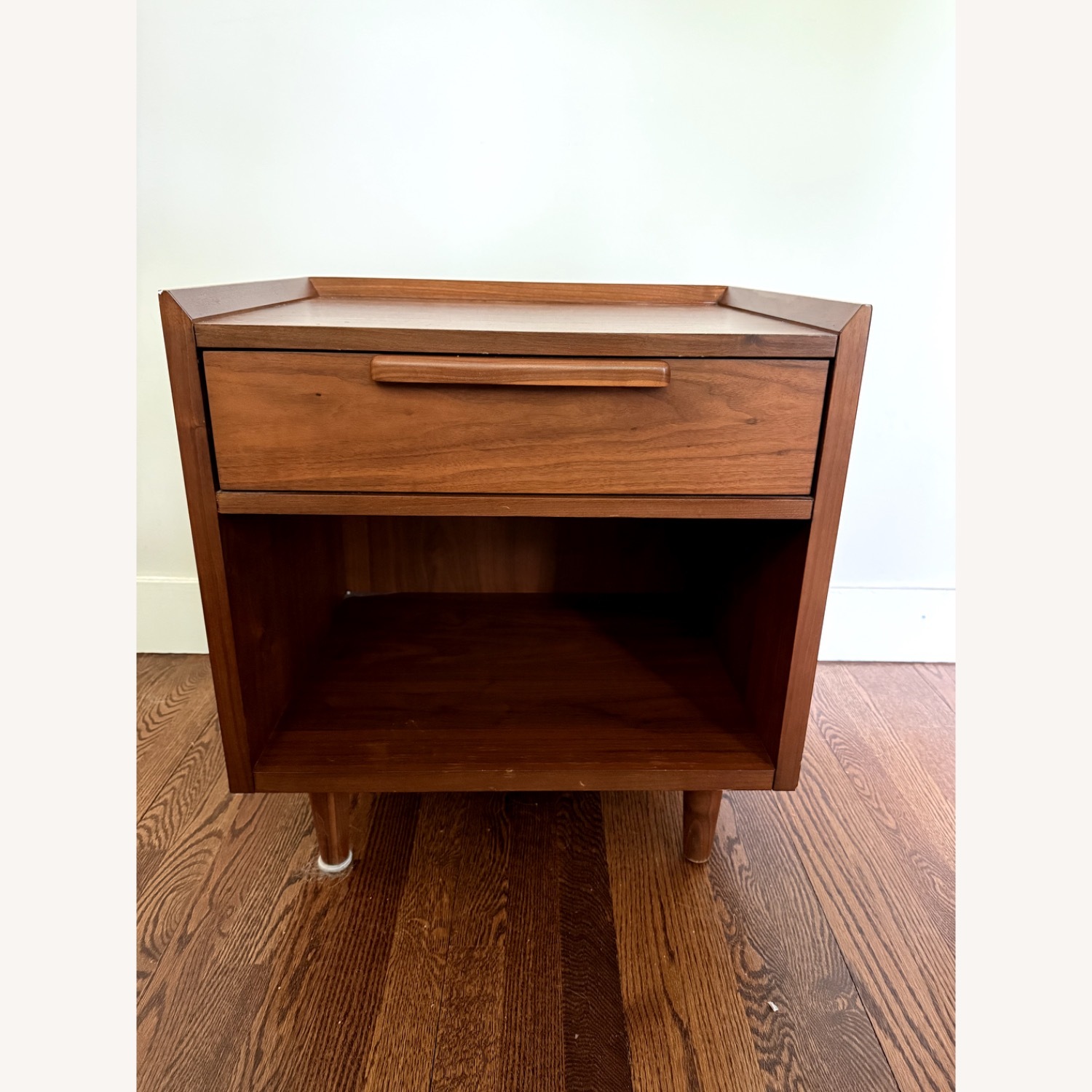 Crate & Barrel Dark Brown Tate Nightstands - image-5