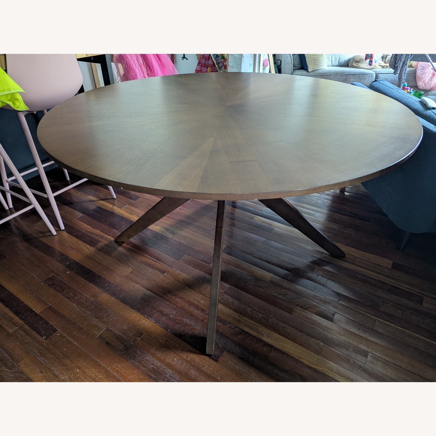 Article Conan 75" Oval Dining Table Walnut - image-2