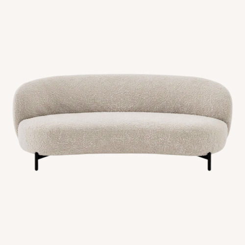 Used Kartell Lunam White Boucle 3+ Seater Sofa for sale on AptDeco