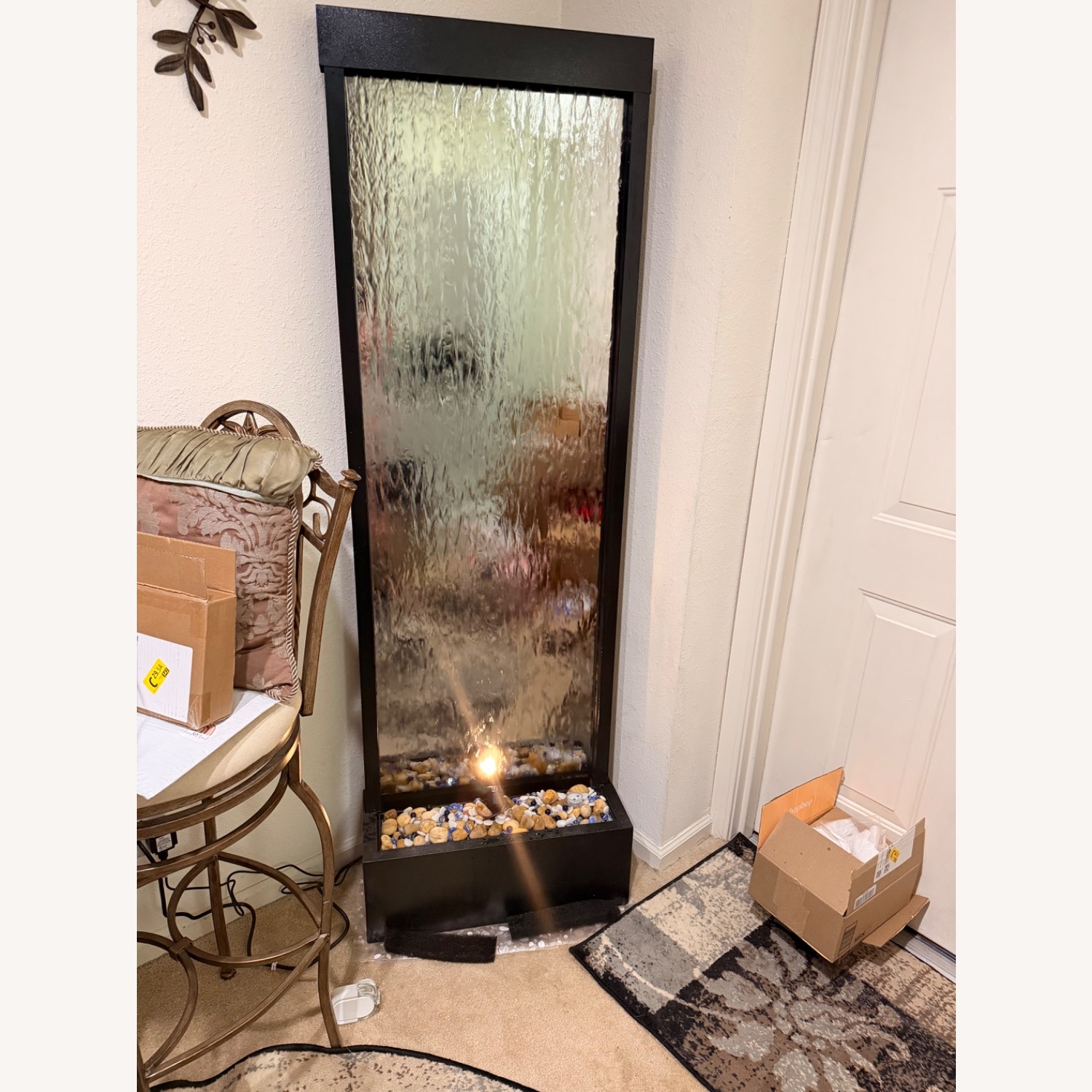 Alpine 72” Metal Waterfall Mirror - image-1