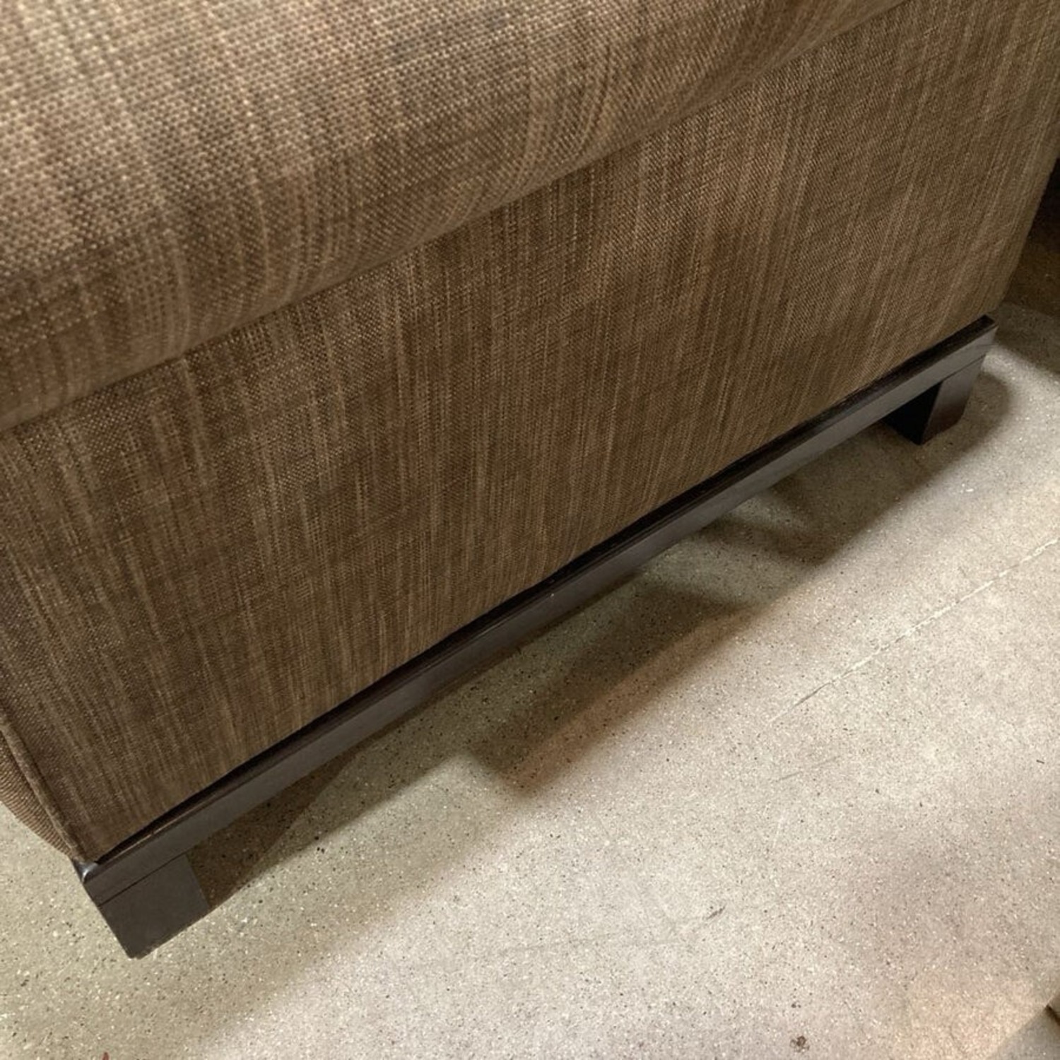 Kravet Button Tufted Performance Fabric Roll-Arm Sofa - image-10