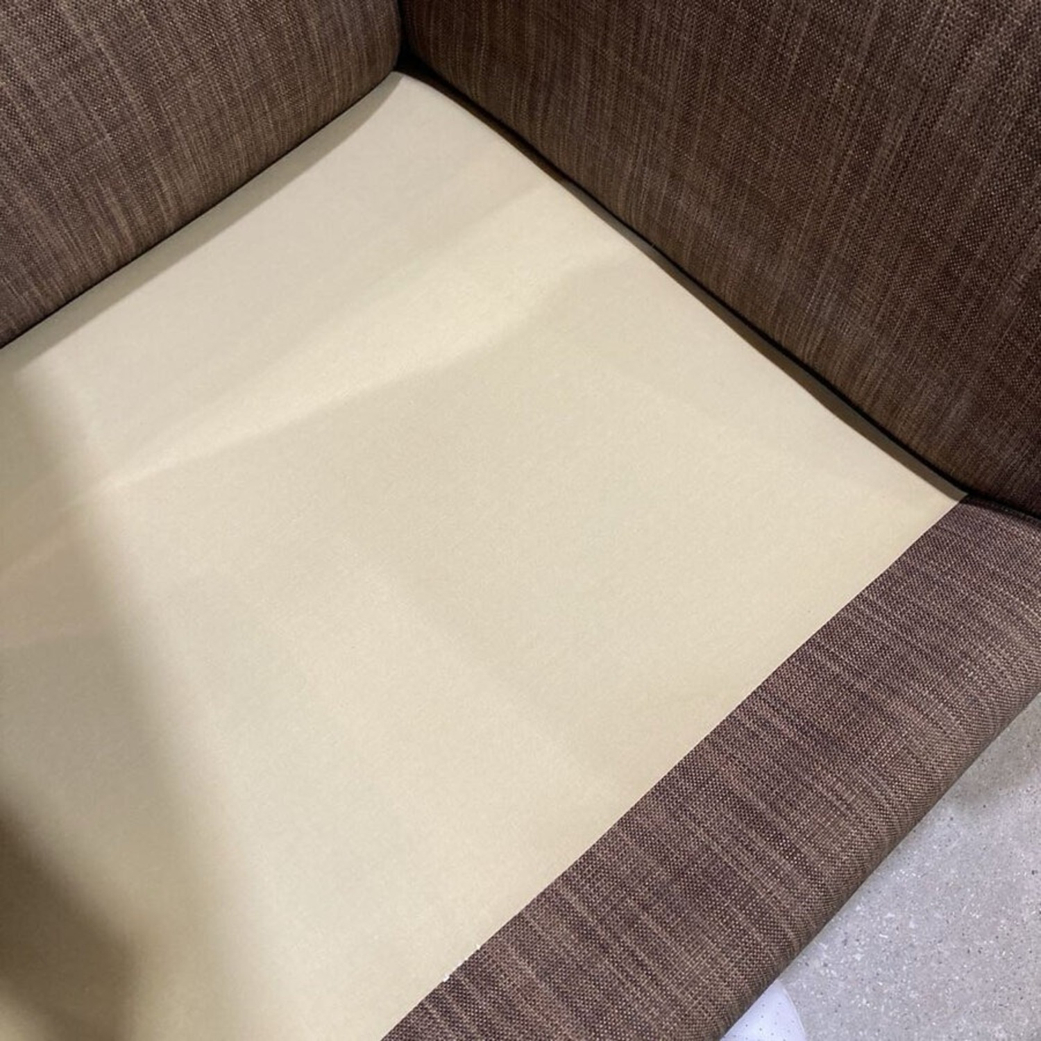 Kravet Button Tufted Performance Fabric Roll-Arm Sofa - image-9