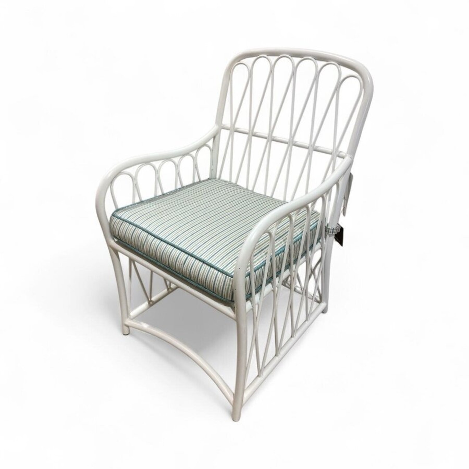 Woodard Cane Arm Chair Outdoor - image-1