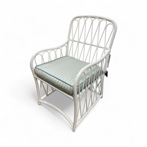 Used Woodard Cane Arm Chair Outdoor for sale on AptDeco
