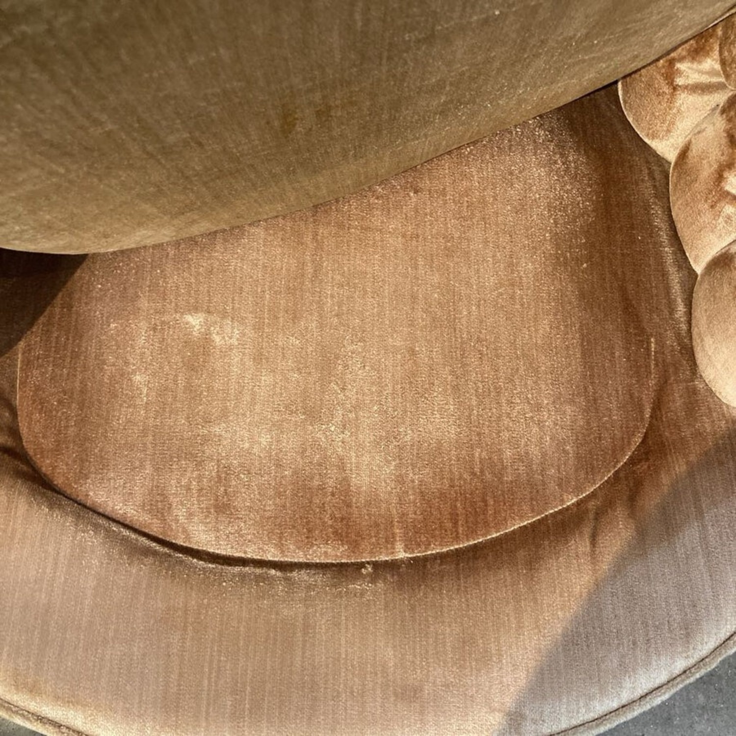Vintage Hollywood Regency Highback Tufted Chair - image-12