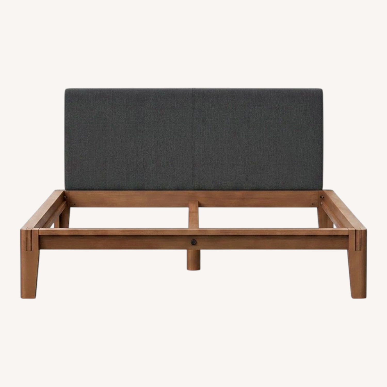 Thuma Dark Brown Wood Full Bed - image-0