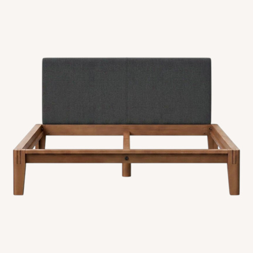 Used Thuma Dark Brown Wood Full Bed for sale on AptDeco