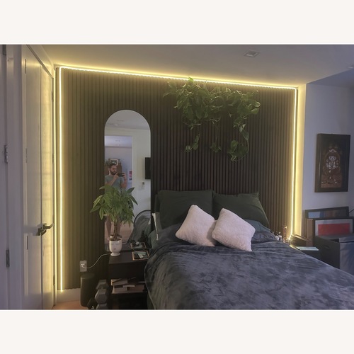 Used Thuma Dark Brown Wood Full Bed for sale on AptDeco