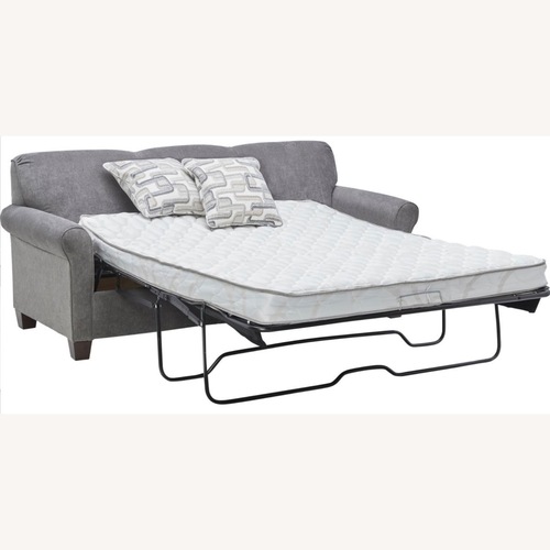 Used Raymour & Flanigan Braxton Fog Sleeper Sofa for sale on AptDeco